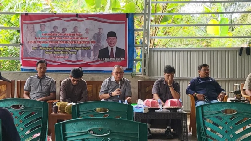 Agus Ambo Gelar Anjangsana dan Sambung Rasa, Perkuat Sektor Pangan di Pelosok Pasangkayu