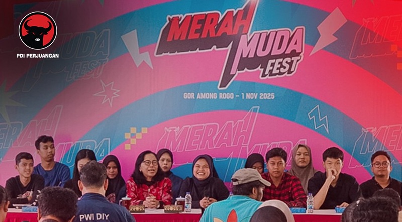 PDI Perjuangan Libatkan Anak Muda dan Sayap Partai dalam Panitia Merah Muda Fest 2025