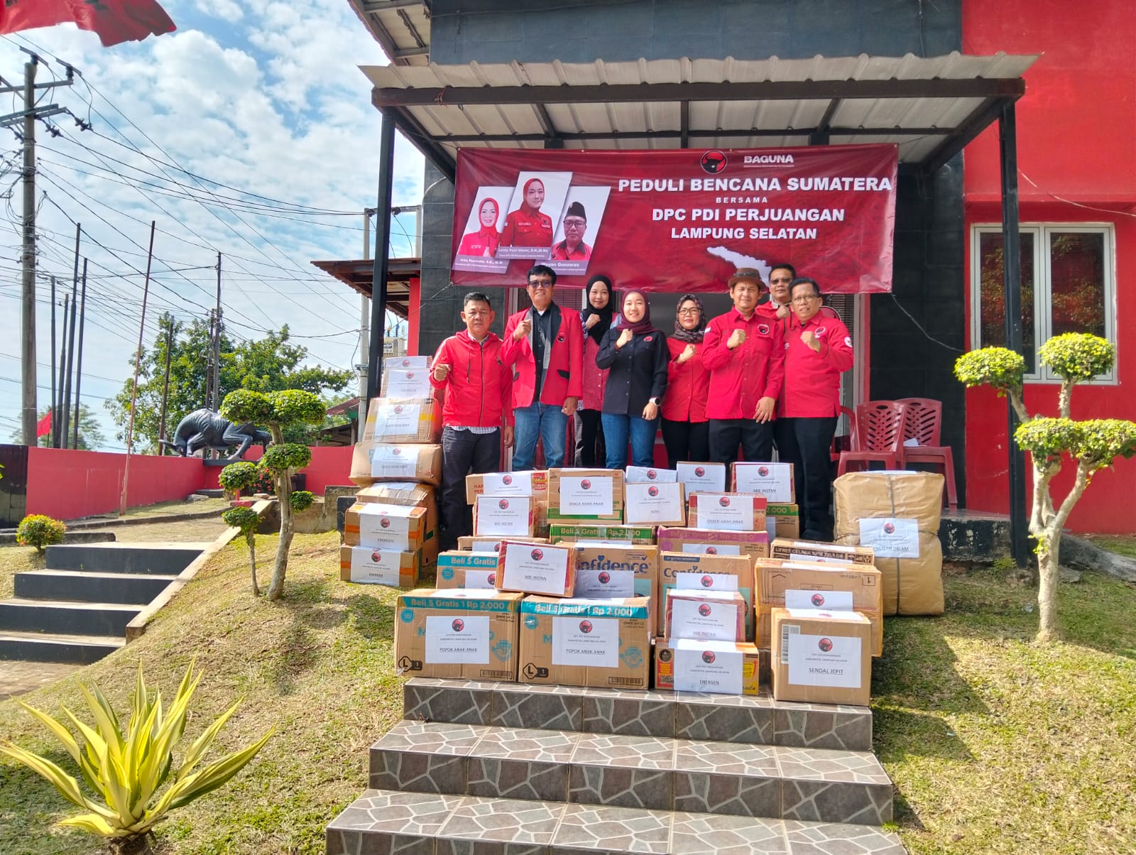 Banteng Lampung Selatan Kirim Bantuan Kemanusiaan untuk Korban Banjir & Longsor di Sumatera