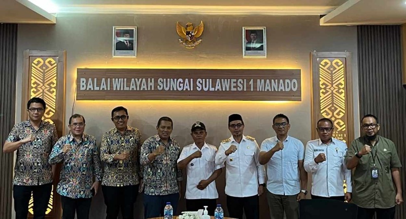Bupati Sirajudin Lasena Minta Pemerintah Pusat Prioritaskan Penanganan Abrasi Boltara