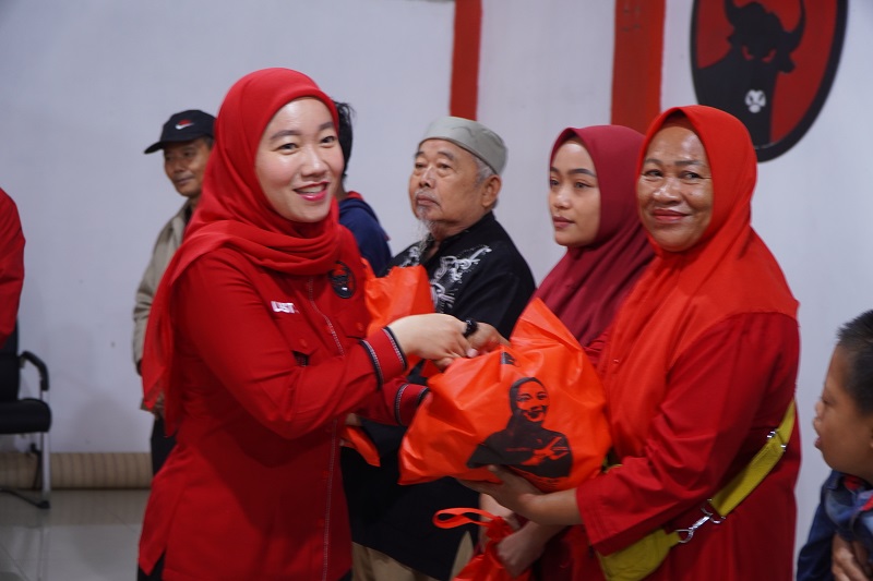 Lesty Tegaskan Banteng Lampung Selatan Komitmen Hadir di Tengah-tengah Masyarakat 