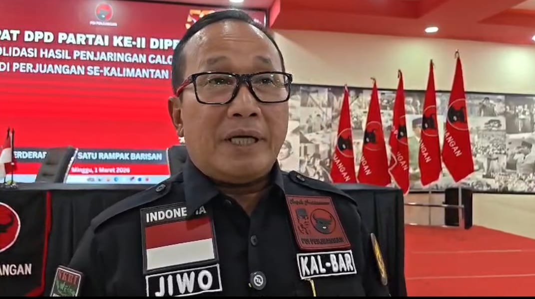 Sujiwo Targetkan Konsolidasi DPD PDI Perjuangaan Kalbar Tuntas Juni