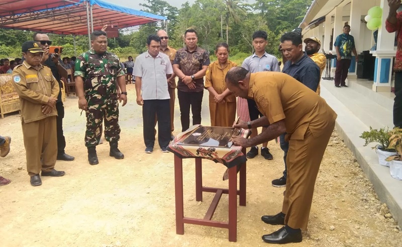Kabupaten Sarmi Papua Tingkatkan Kualitas Pendidikan, Gedung PAUD dan SMP YPPK Diresmikan