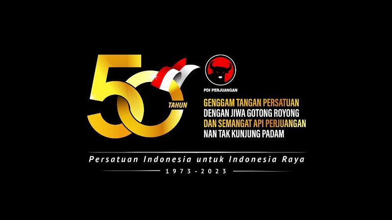 PDI Perjuangan 'Launching' Logo Resmi HUT 50 Tahun